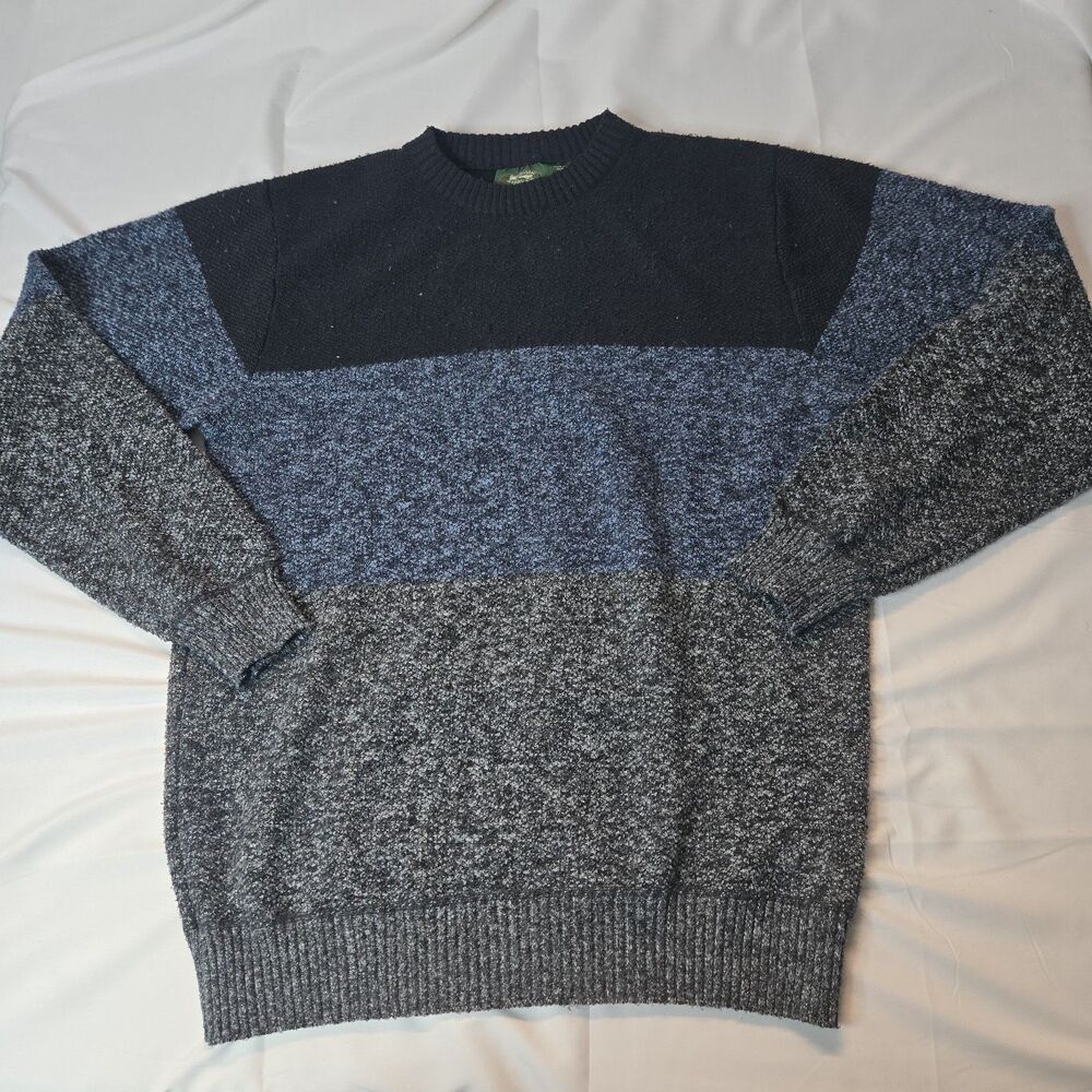 Stillwater Supply Co Mens Crew Neck Sweater XXL Black Blue Gray Outdoor Pullover